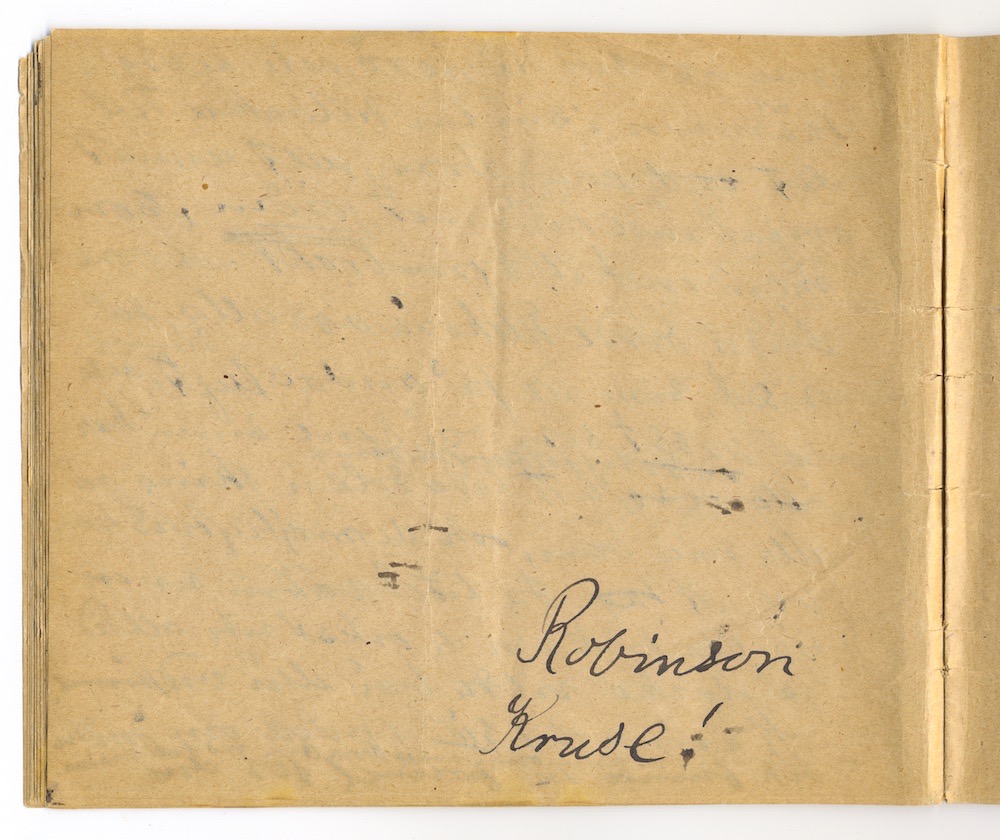 1:a majtal i Nora 1910. – Sida 14 - Klicka för bild i full storlek.
En inskannad sida från ett gulnat häfte med text i svart bläck.
