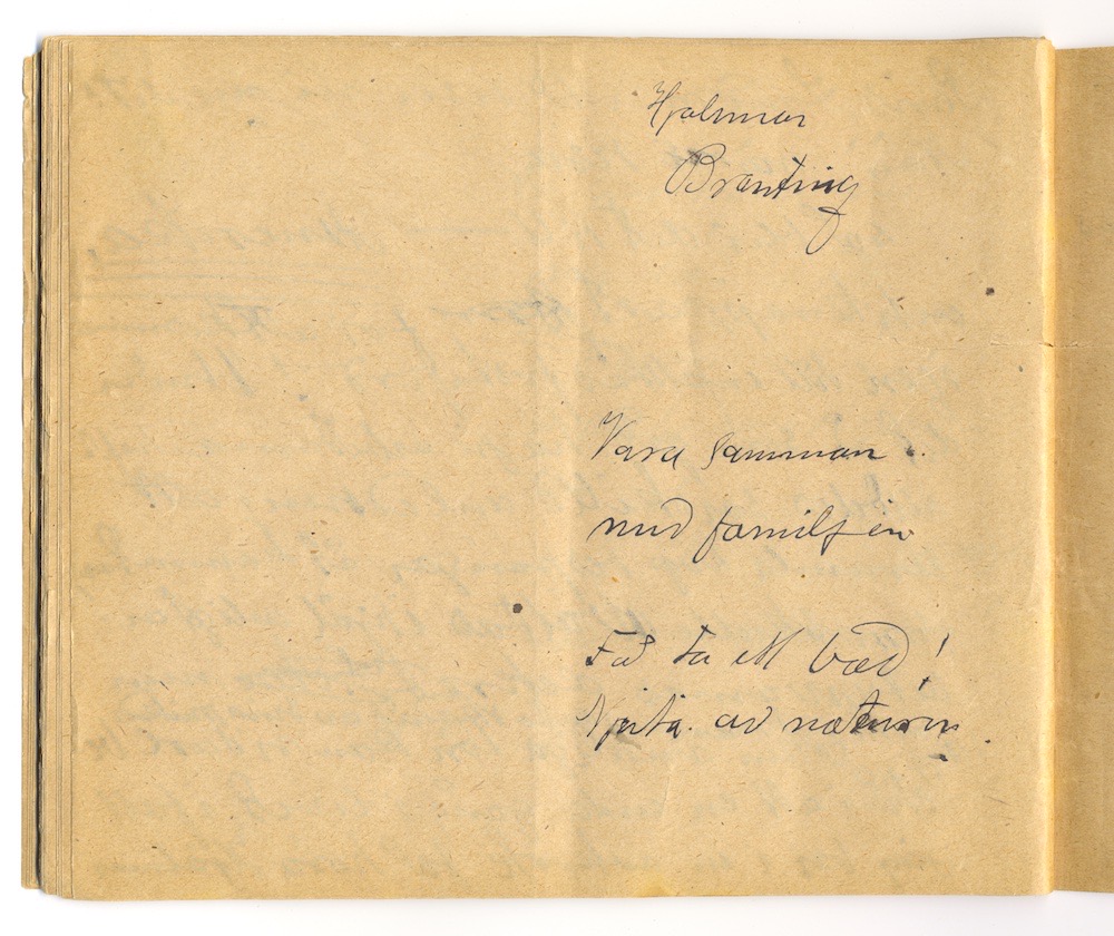1:a majtal i Nora 1910. – Sida 42 - Klicka för bild i full storlek.
En inskannad sida från ett gulnat häfte med text i svart bläck.