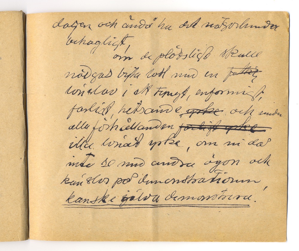 1:a majtal i Nora 1910. – Sida 49 - Klicka för bild i full storlek.
En inskannad sida från ett gulnat häfte med text i svart bläck.