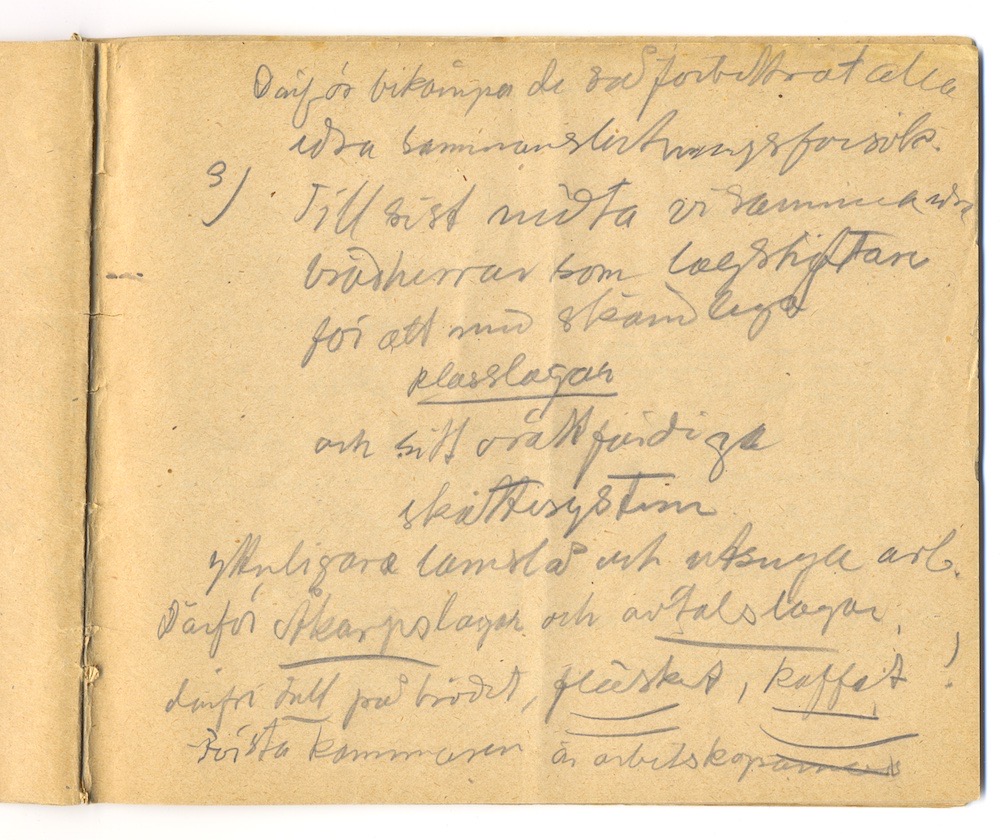 1:a majtal i Nora 1910. – Sida 55 - Klicka för bild i full storlek.
En inskannad sida från ett gulnat häfte med text i blyerts.