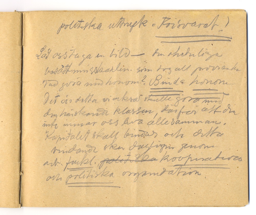 1:a majtal i Nora 1910. – Sida 57 - Klicka för bild i full storlek.
En inskannad sida från ett gulnat häfte med text i blyerts.