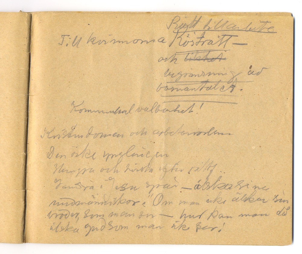 1:a majtal i Nora 1910. – Sida 59 - Klicka för bild i full storlek.
En inskannad sida från ett gulnat häfte med text i blyerts.