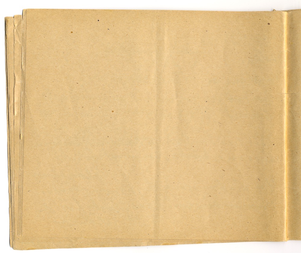 1:a majtal i Nora 1910. – Sida 62 - Klicka för bild i full storlek.
En inskannad tom sida från ett gulnat häfte.