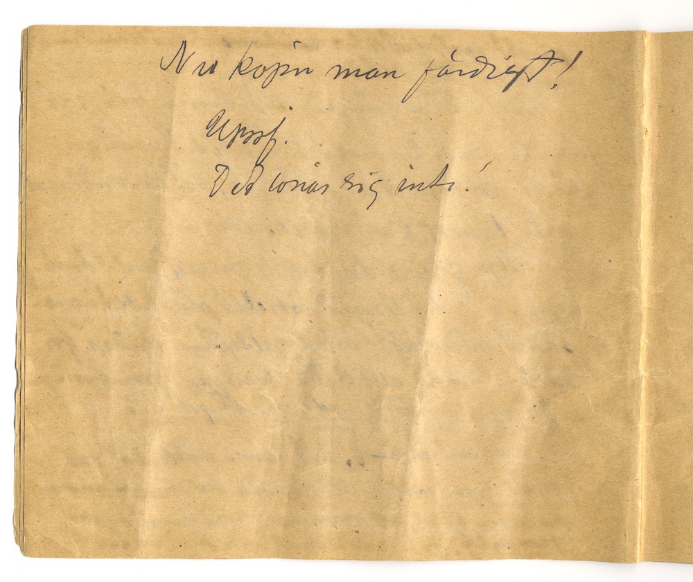 Tal i Askersund från den 8 maj 1910. – Sida 6 - Klicka för bild i full storlek.
En inskannad sida från ett gulnat häfte med text i svart bläck.