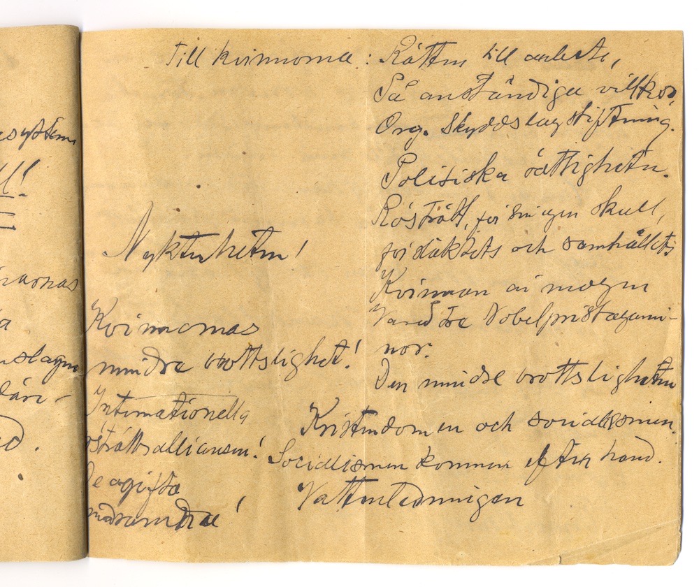 Tal i Askersund från den 8 maj 1910. – Sida 51 - Klicka för bild i full storlek.
En inskannad sida från ett gulnat häfte med text i blyerts.
